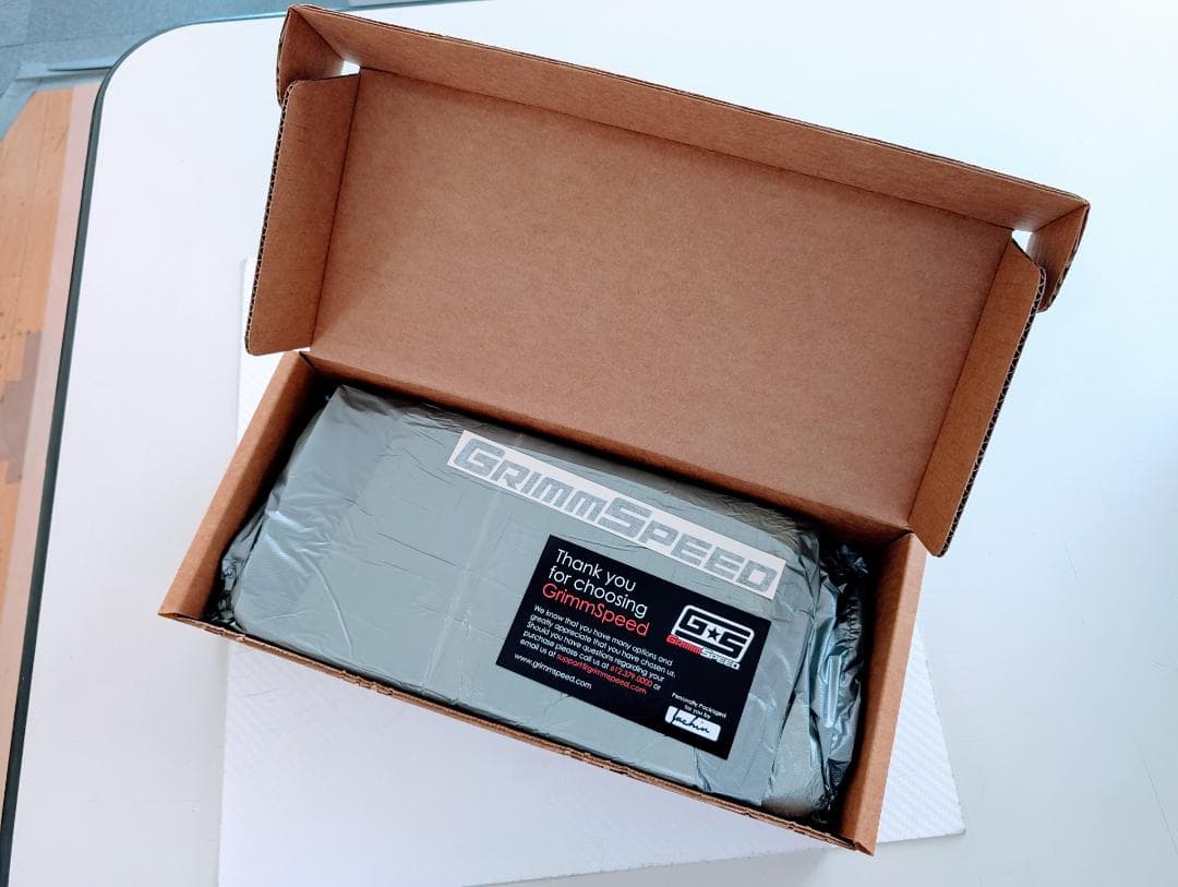 GrimmSpeed プーリーカバー 赤　スバルWRX VAB/GRB/GVB