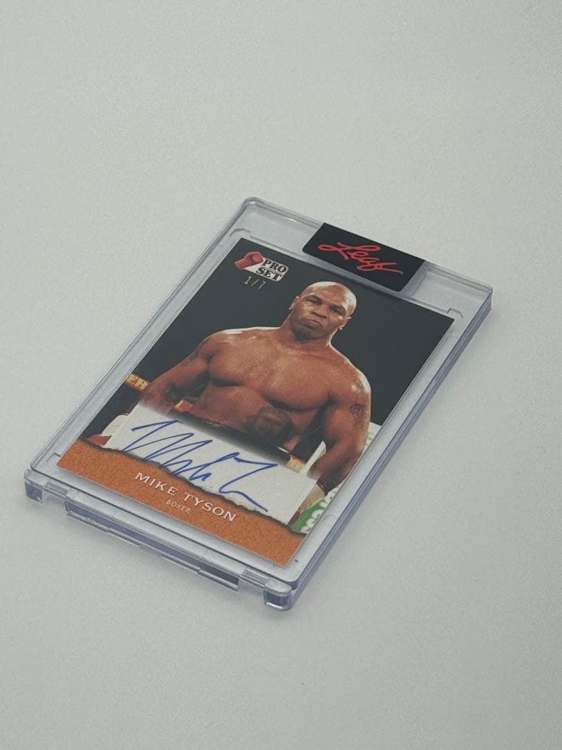 家宝売り出し！世界7枚限定　マイク・タイソン　直筆サインカード