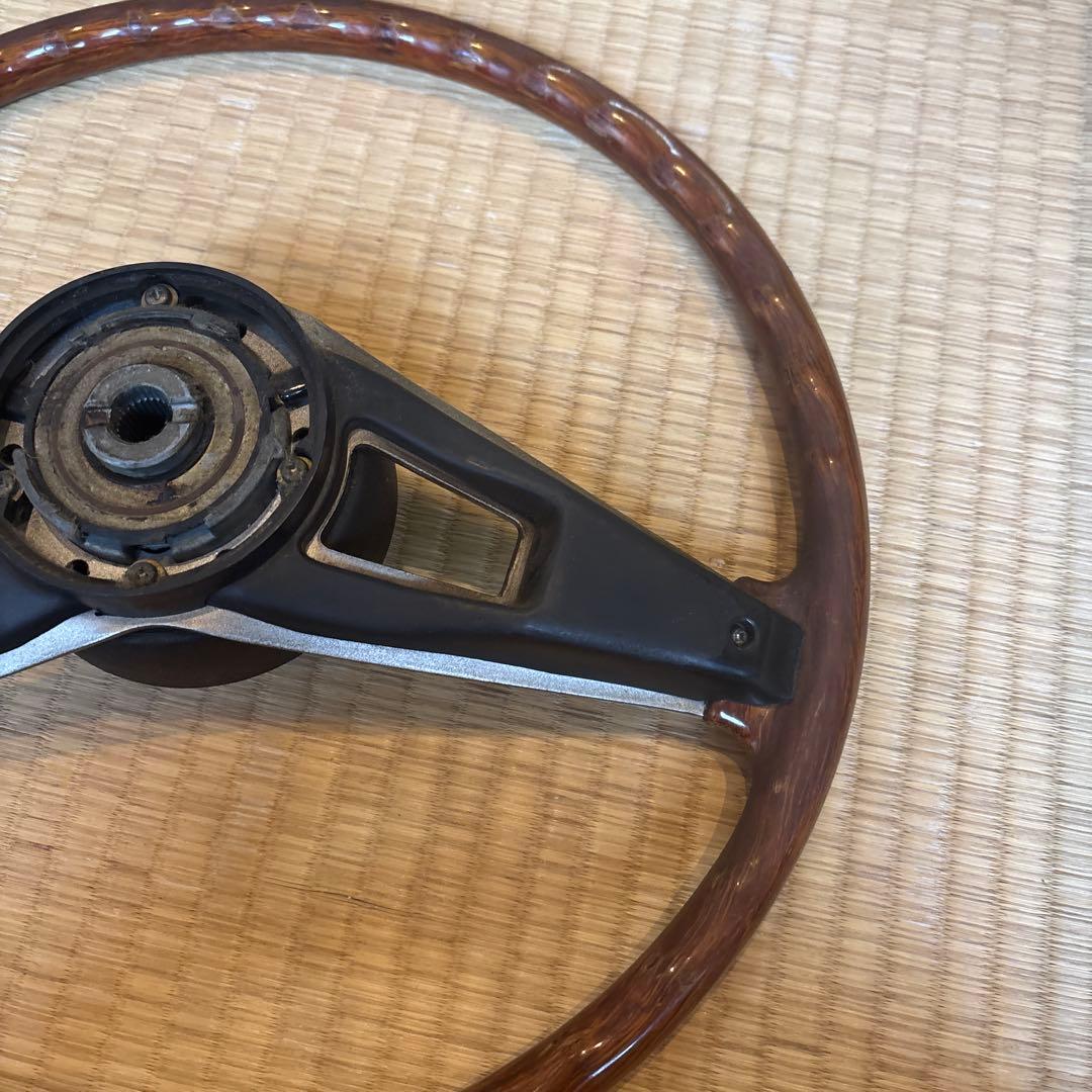 ホンダ シビック ウッド ステアリングホイール ハンドル 旧車 当時物