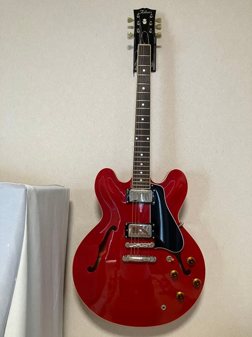 Tokai es-180 セミアコースティックギター レッド