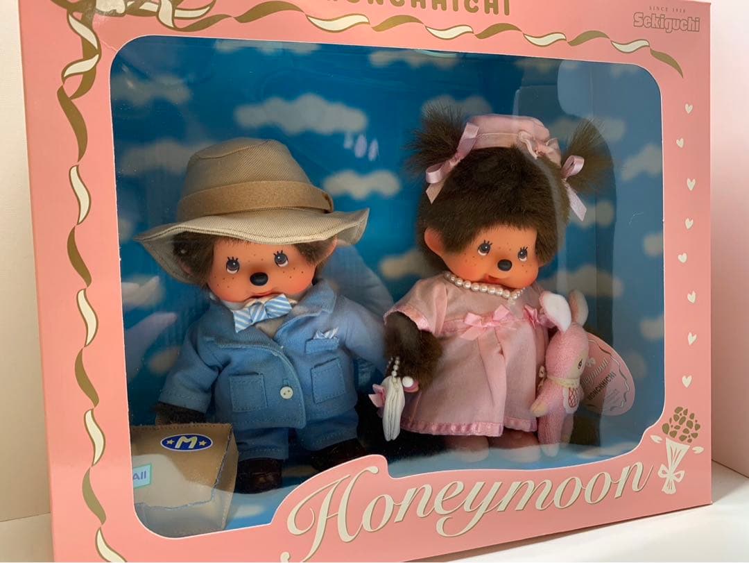 2004年発売 新品 ハネムーン モンチッチ monchhichi 1117