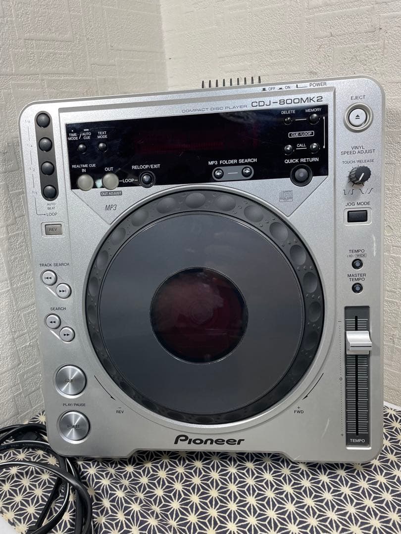 pioneer dj パイオニア　CDJ-800mk2 レンズメンテナンス