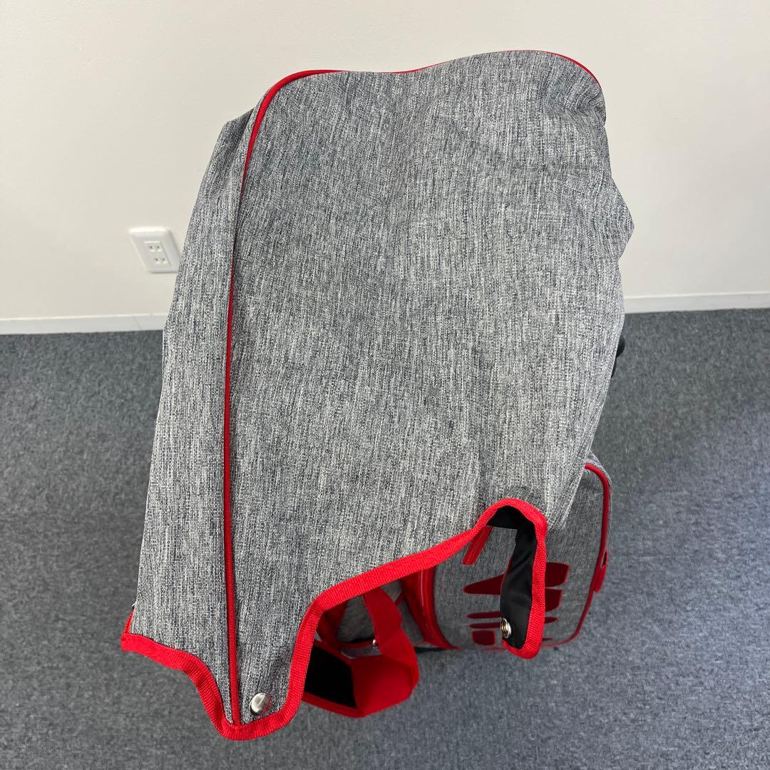 【未使用】FILA フィラ ゴルフ スタンド キャディバッグ 8.5型 レッド