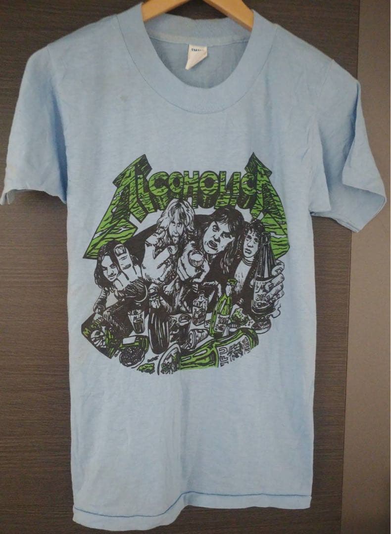 LLICA“ALCOHOLICA”Tシャツ　サックスブルー　S