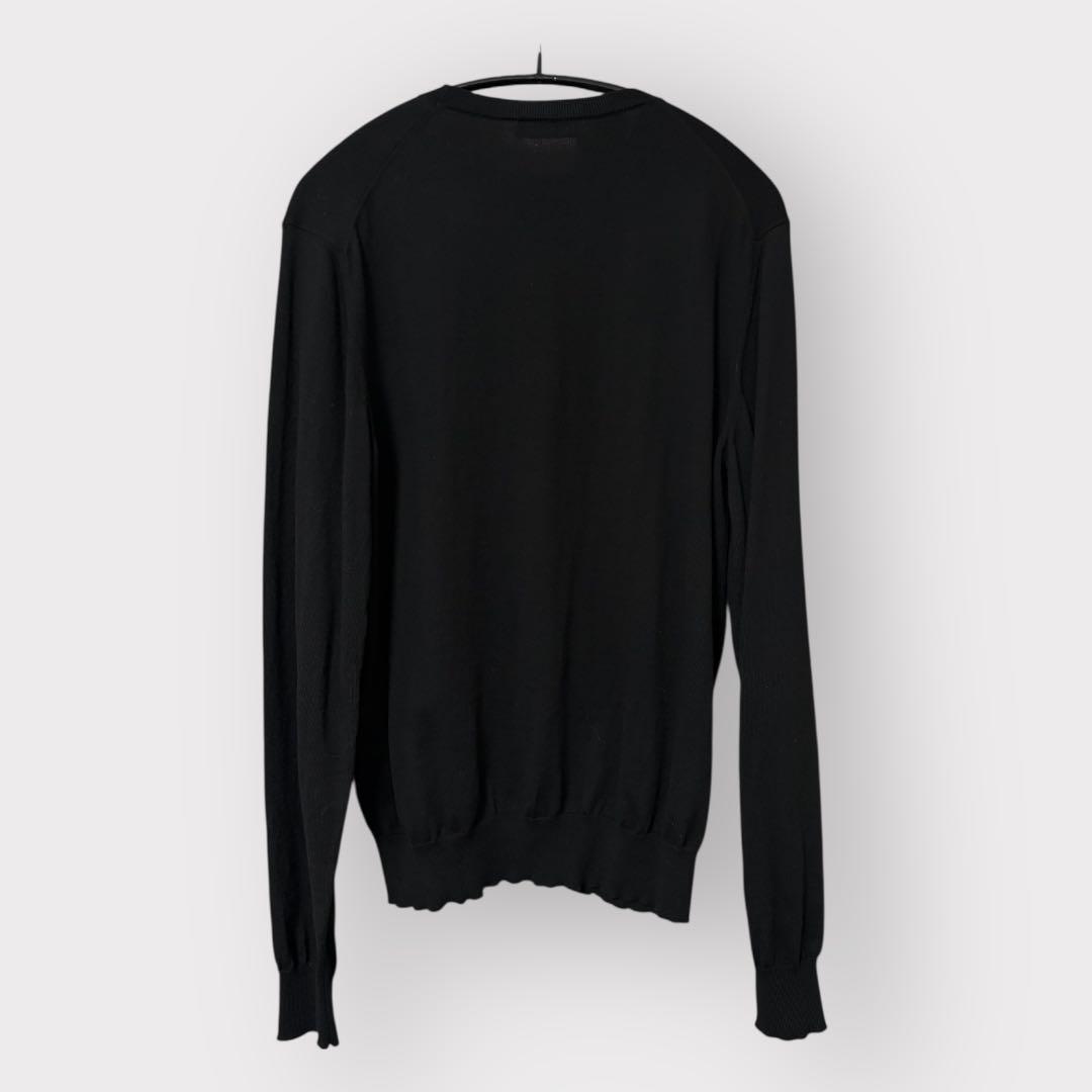 ★ PRADA プラダ コットン ニット セーター ブラック 46