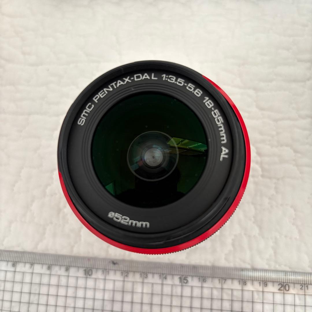 PENTAX K-x デジタル一眼レフカメラ レッド 18-55 レンズ付き