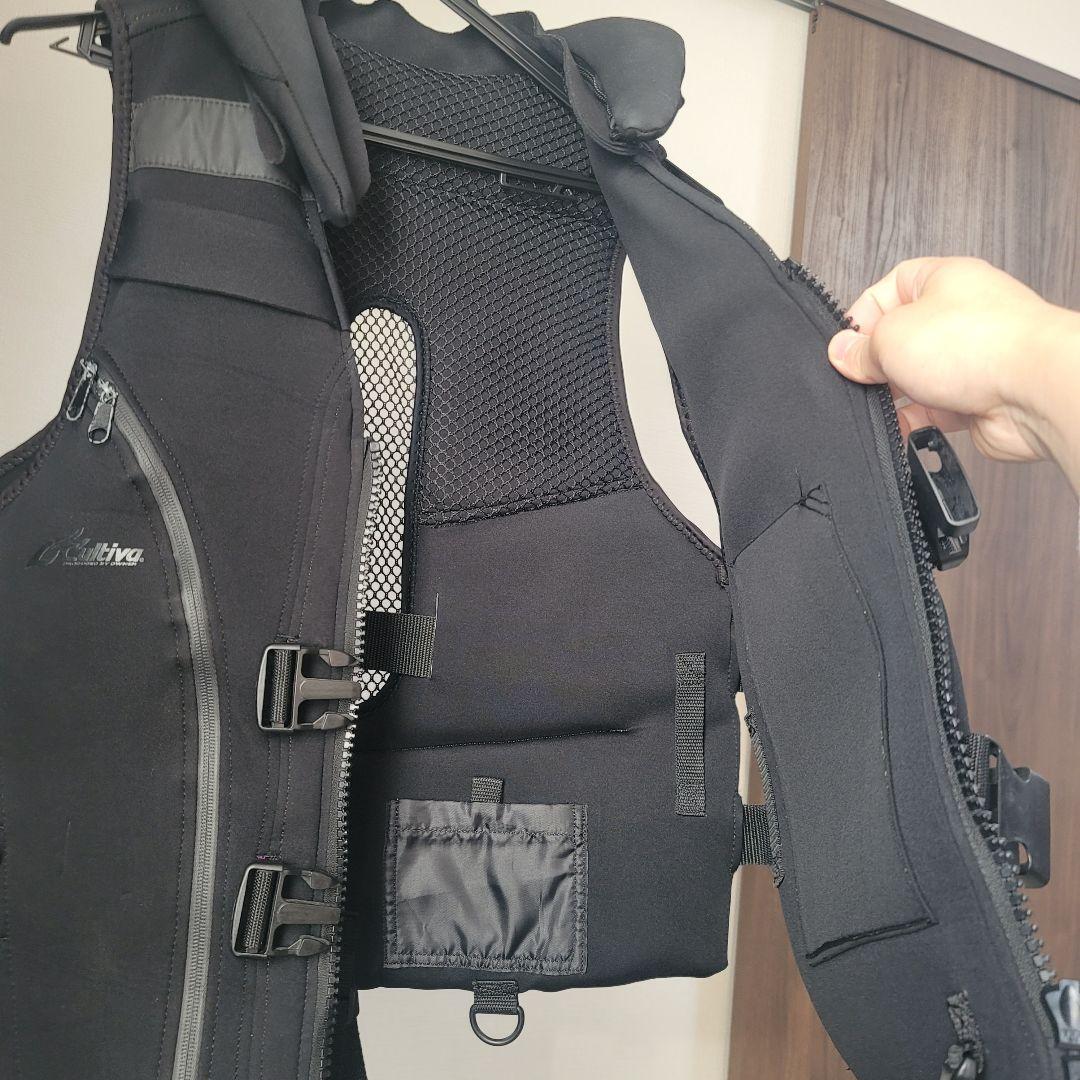 Caltiva 撃投ボディプロテクター　ライフジャケット　青物　釣り