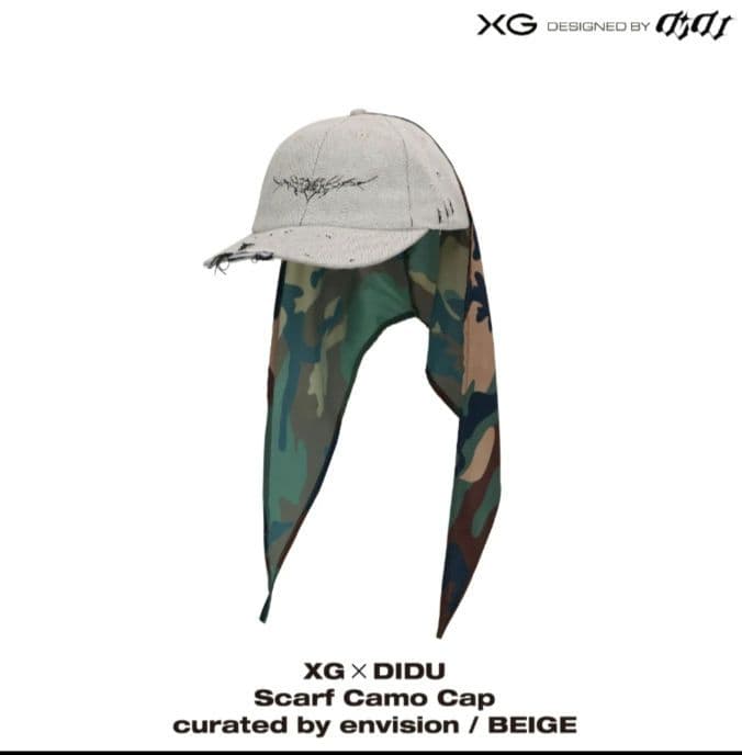 【完売品】XGグッズ　XG×DIDUスカーフキャップ