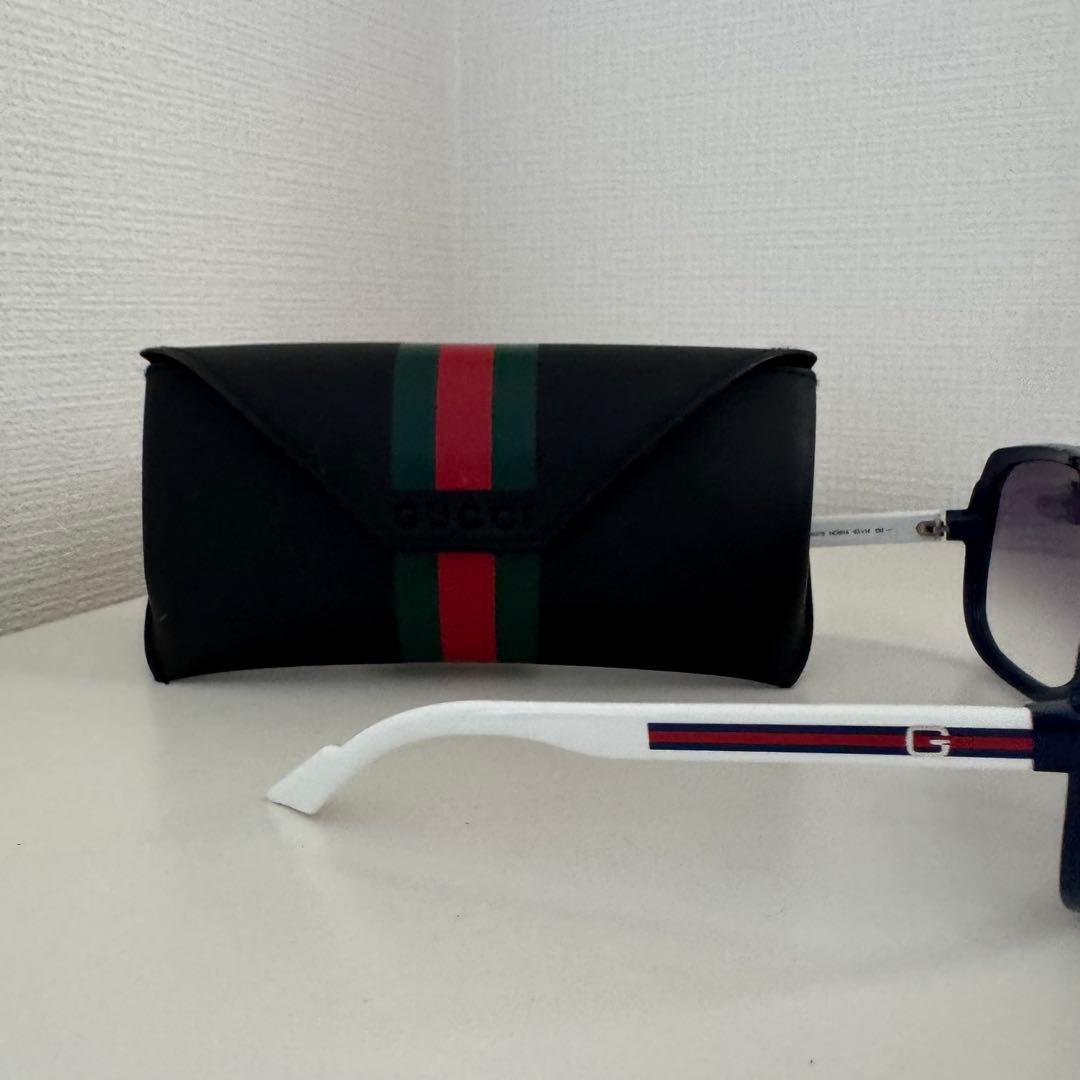 グッチ GUCCI サングラス アビエーター ブルー
