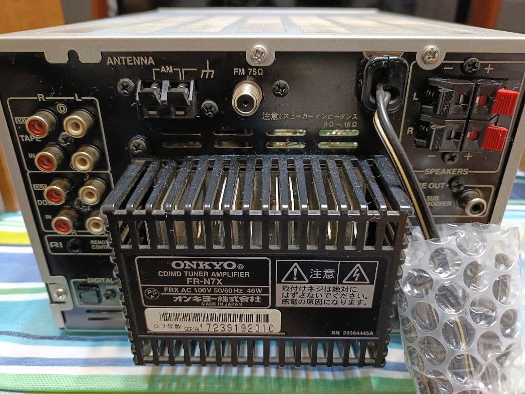 ONKYO FR-N7X CD Hi-MD FM/AM ピックアップ交換　完動品