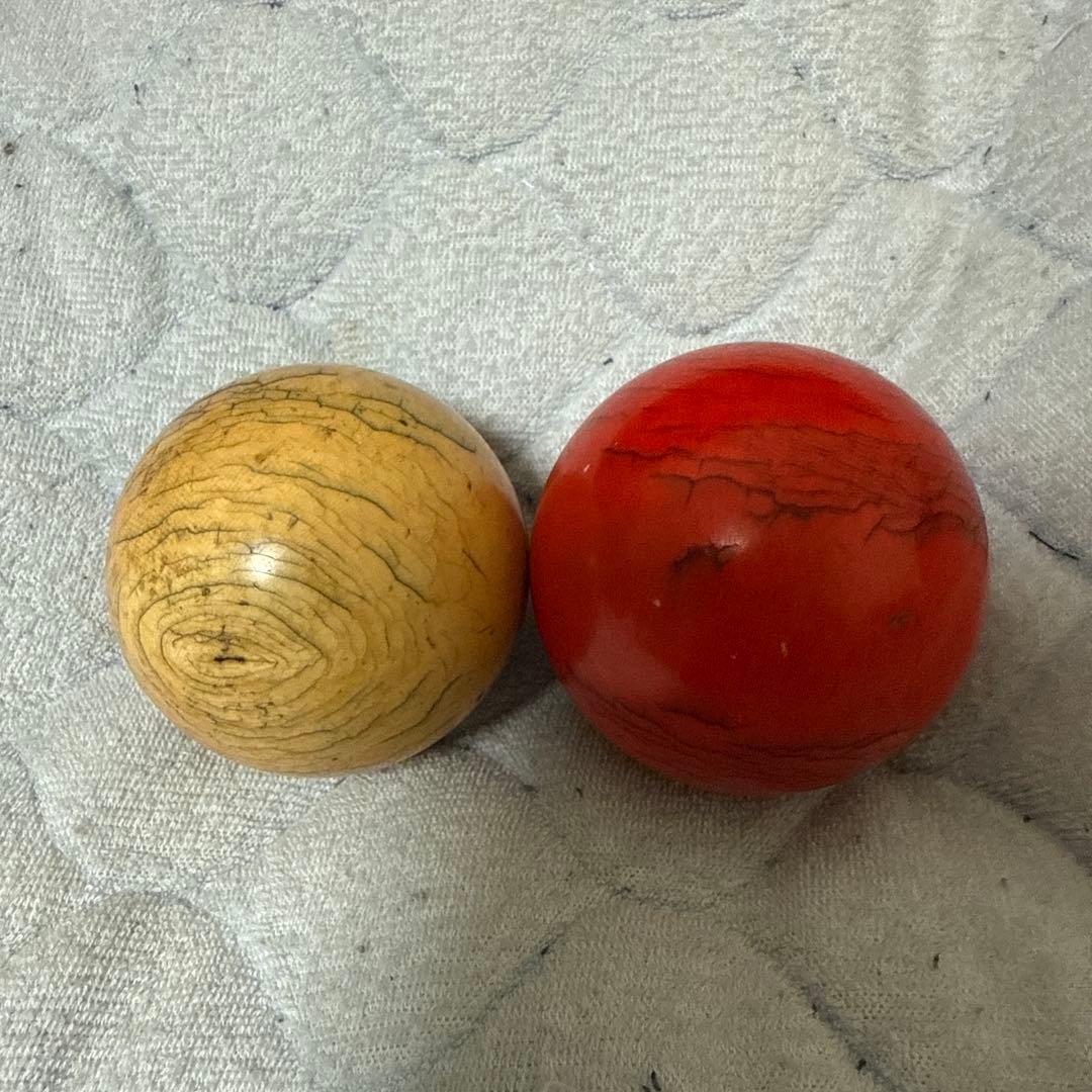 天然素材 ビリヤード球 球 レトロ ボール