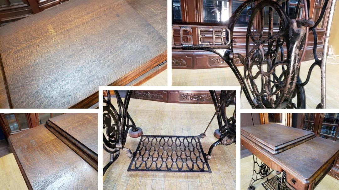 K15　アンティーク　シンガー SINGER　足踏みミシン