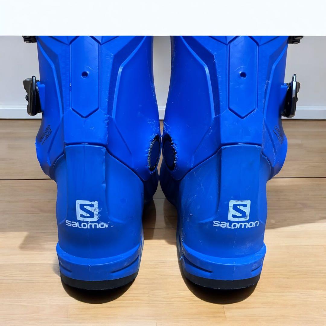 良品✨サロモン S/RACE65 22.5cm ジュニア上位モデル スキーブーツ
