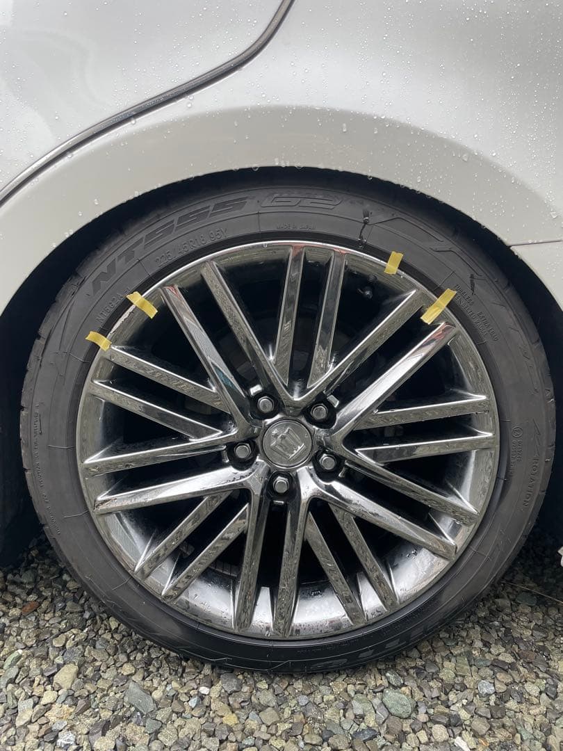 週末限定価格　210クラウン アスリート　 スパッタリング ホイールタイヤセット