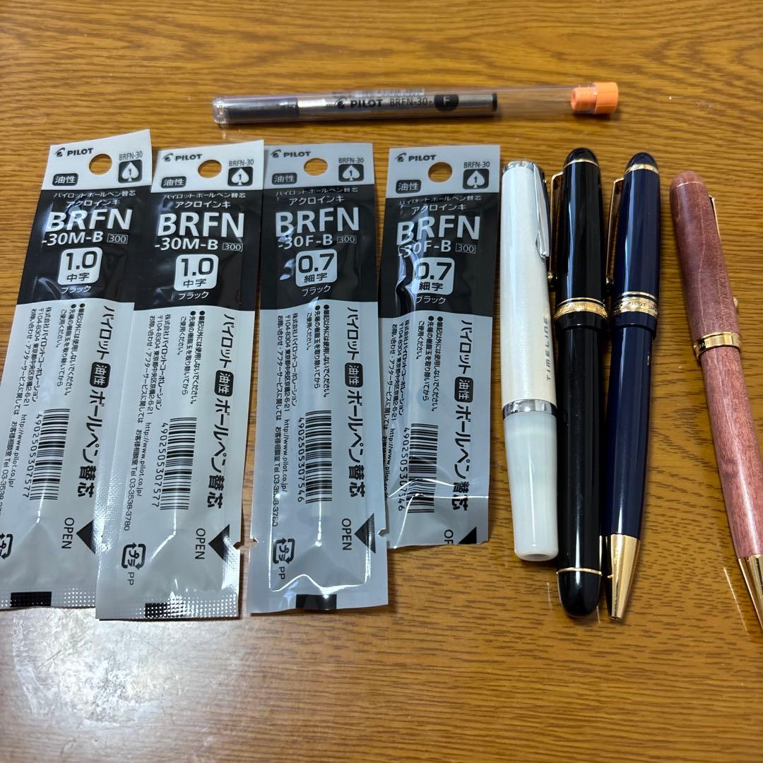 PILOT カスタム74&タイムラインボールペン＋替え芯セット