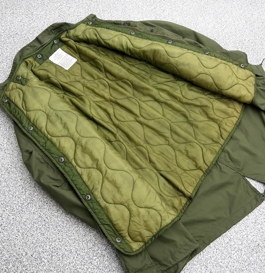 美品 L 米軍実物 80s M-65 モッズコート ライナー セット ⑦