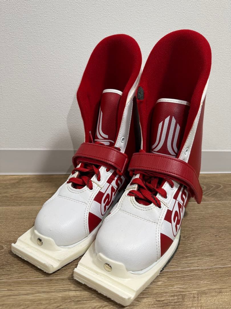 RASS スキージャンプ用ブーツ 26cmホワイト/レッド