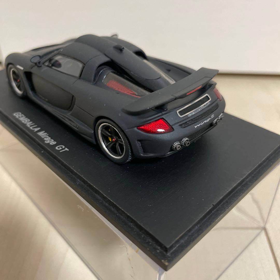スパーク　1/43 ポルシェ　ゲンバラミラージュGT マットブラック　希少色