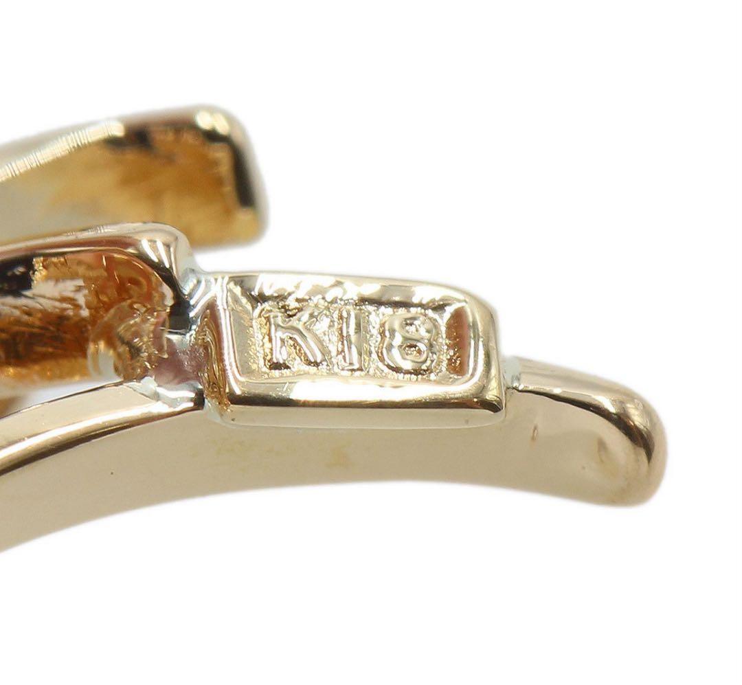 R2006 ノーブランド K18YG パール ブローチ