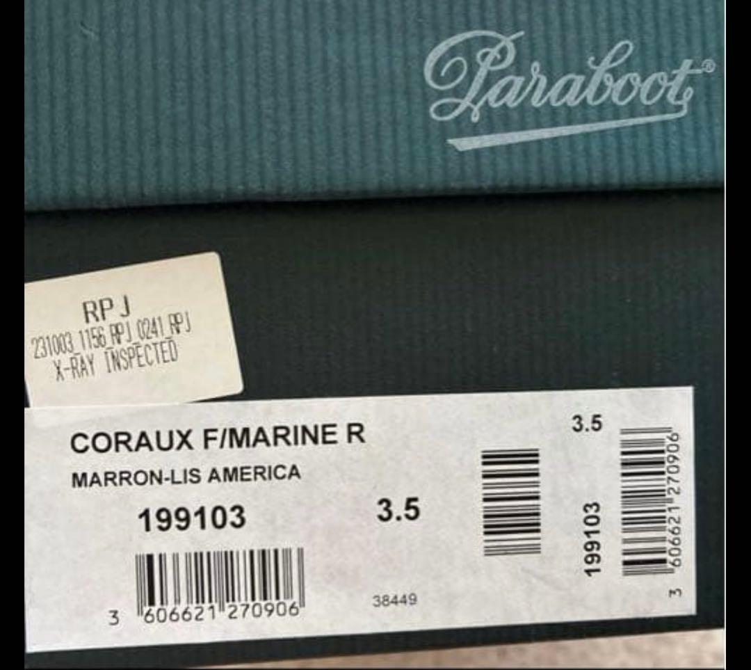 Paraboot ／パラブーツ　CORAUX F 3.5