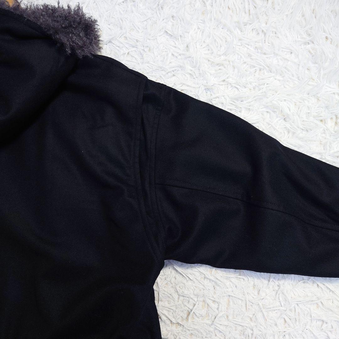 IENA　イエナ　2024AW　ファー付モッズコート　ウール素材　黒　38　M