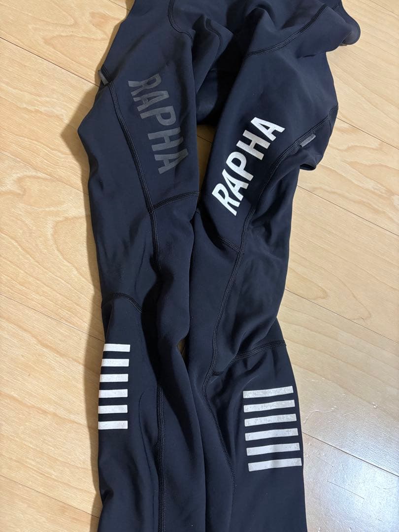 RAPHA ブラック ビブタイツ