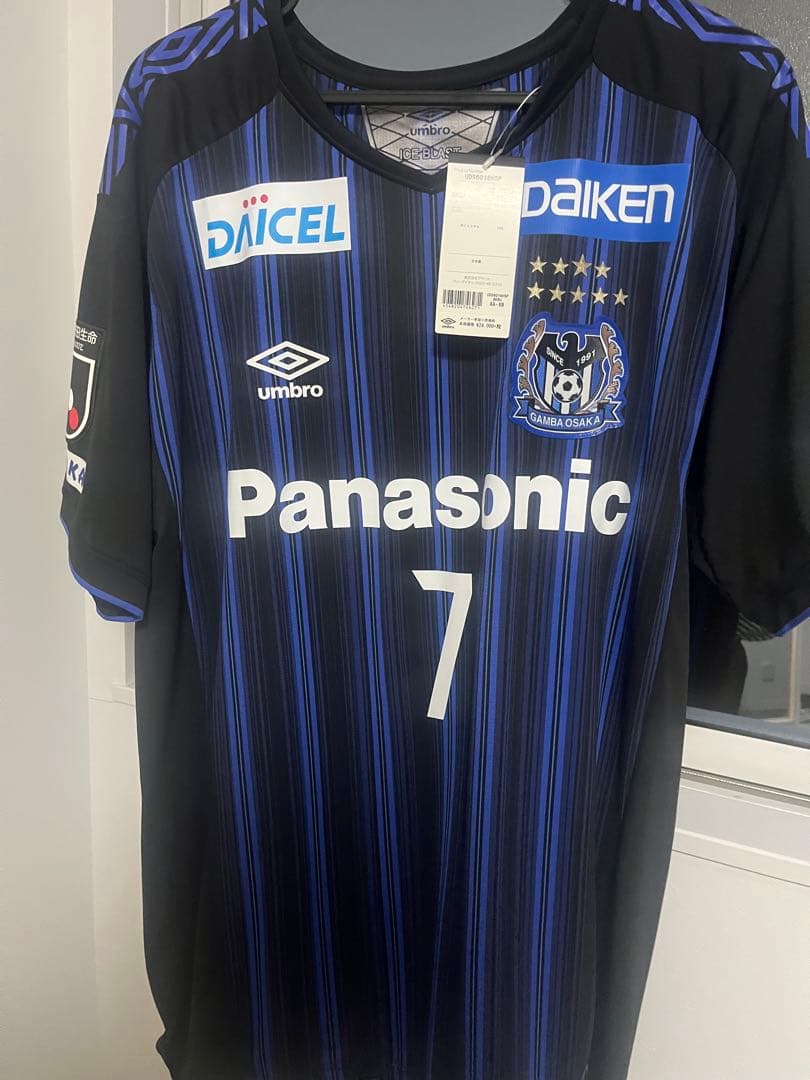 ガンバ大阪　2020 オーセンティック 遠藤保仁　マーキング入り　ユニ