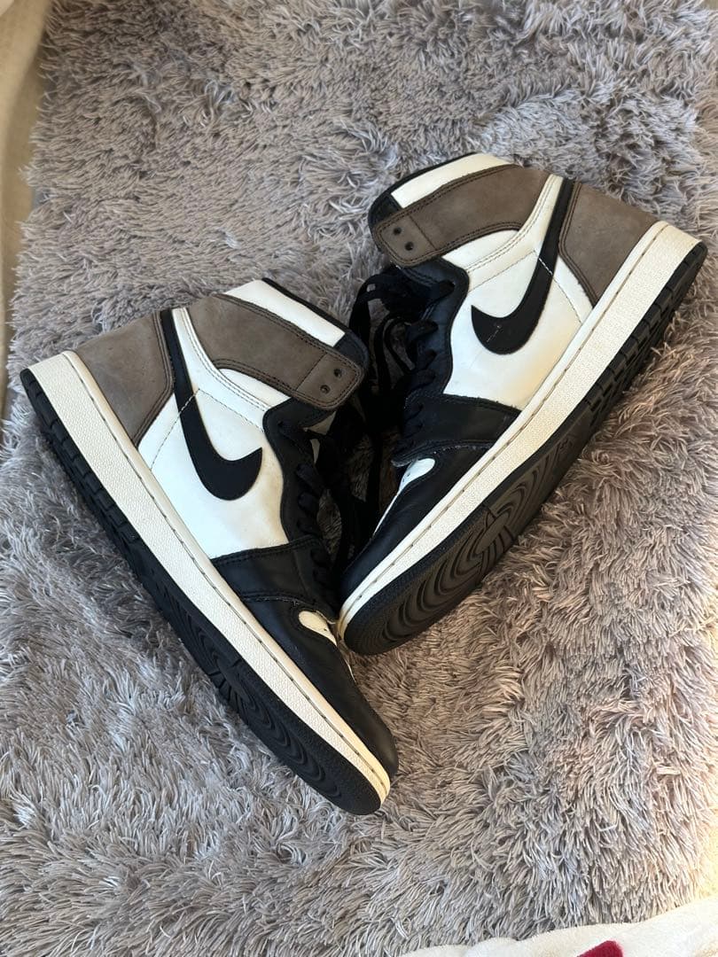 シューズ(男性用) Nike Air Jordan 1 Sail/Dark Mocha/Black