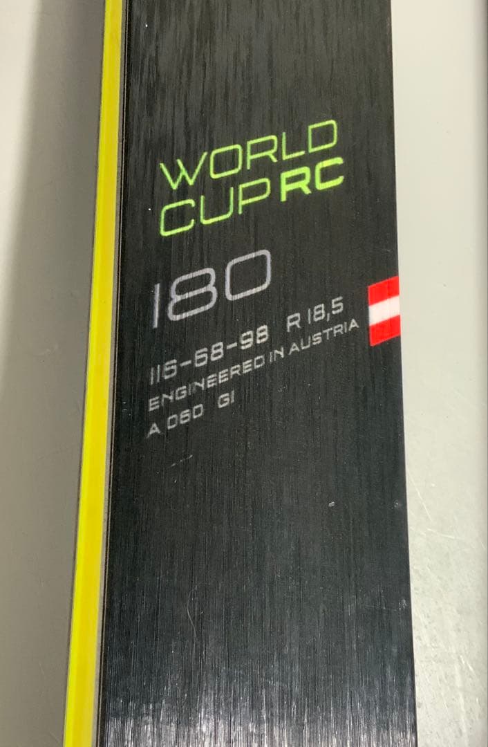 FISCHER RC4 WORLD CUP 180cm 板+ビンディング