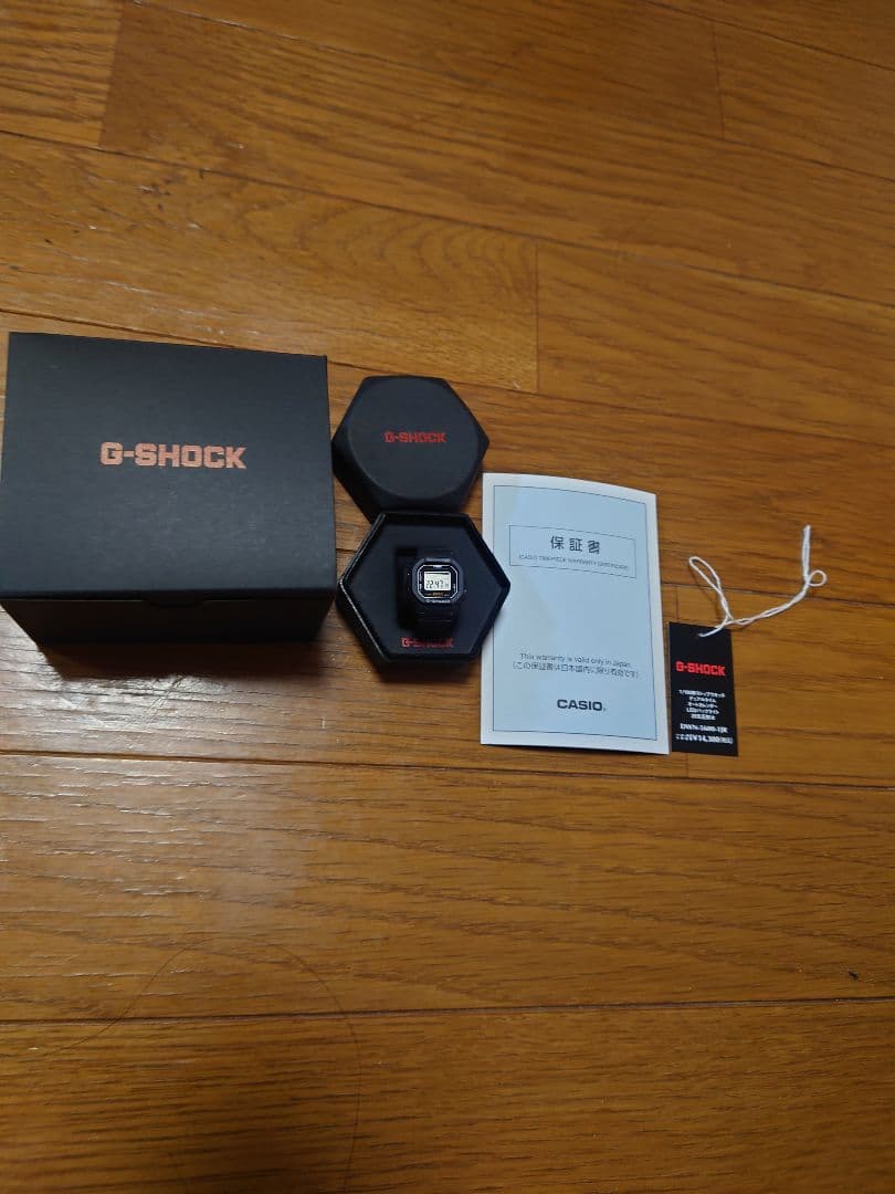 新品CASIO G-SHOCK NANODWN-5600-1JR リングウォッチ