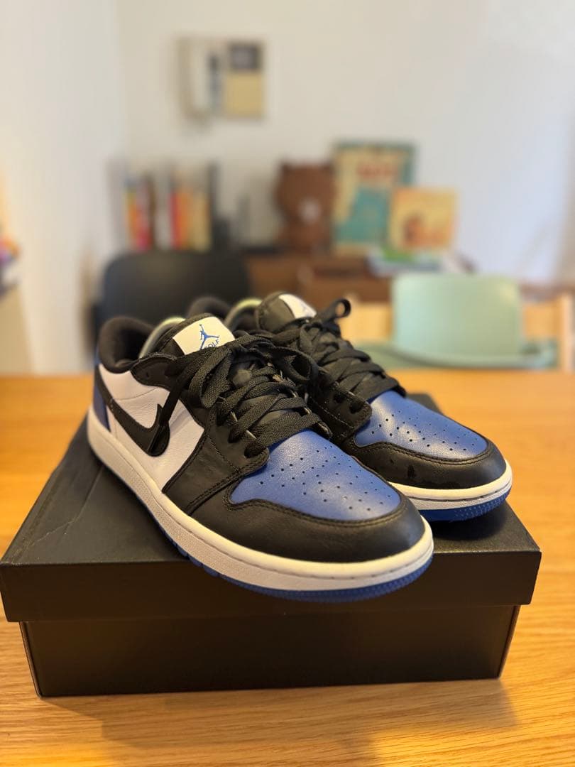 美品ナイキ ジョーダン 1 ゴルフ ロイヤル　jordan1 golf