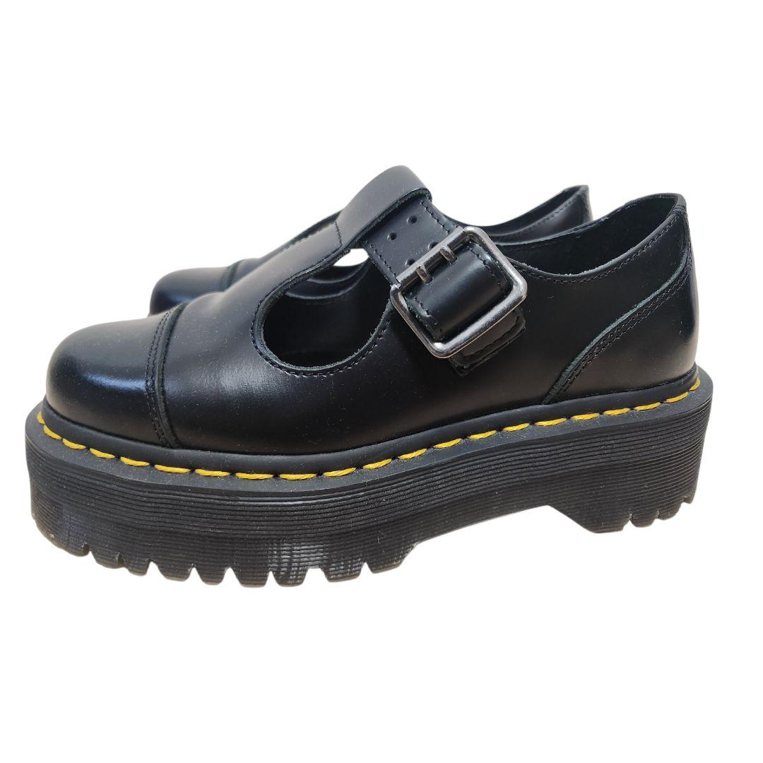 【u】ドクターマーチン べサン 厚底 ブラック UK3 箱あり 22㎝