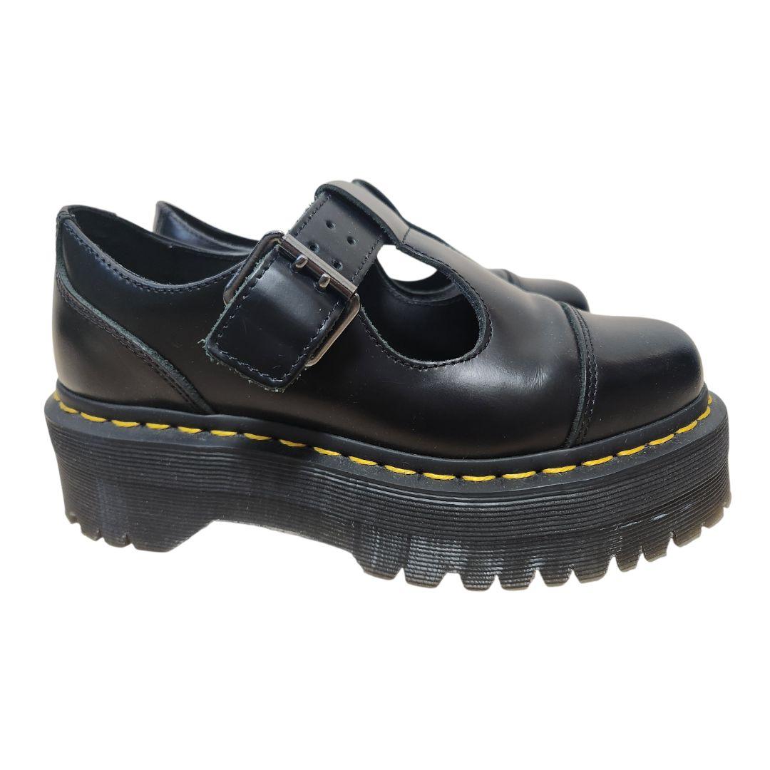 【u】ドクターマーチン べサン 厚底 ブラック UK3 箱あり 22㎝
