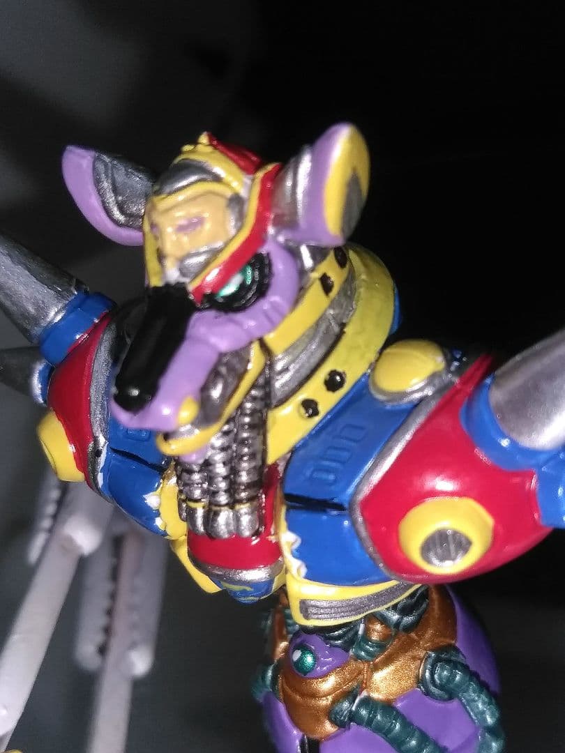 ロックマンX フィギュア 消しゴム ウルフシグマ 　塗装品