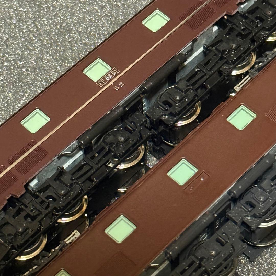 KATO EF58 青大将, 特急色, 青, 茶, お召し61号機　10両セット