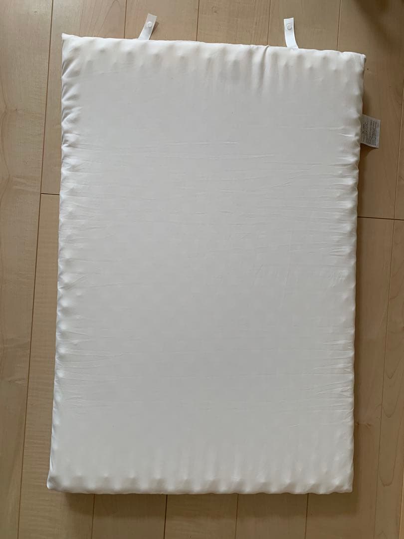 ヤトミ 西松屋 キャスター付きミニベビーベッド 説明書付き 90×60 敷布団付