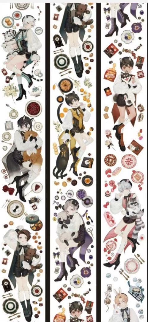 まぐろ　(人物・装飾マステ切り売り)