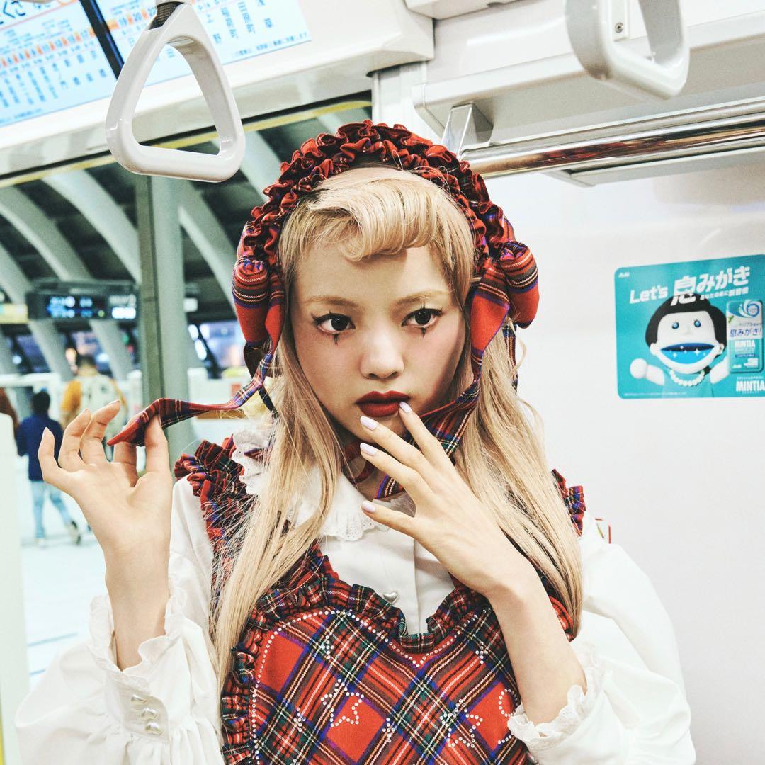 HEIHEI　パフンリボンヘッドドレス　レッド