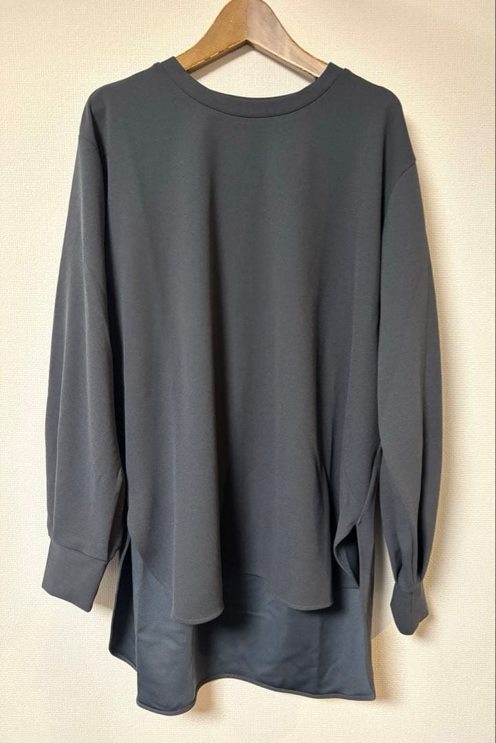 BEARDSLEY ビアズリー　ブラウス　チャコールグレー