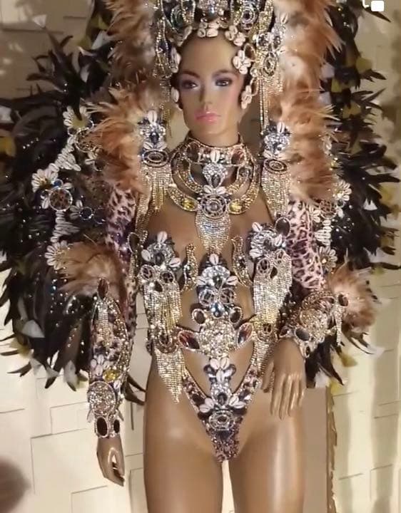 本格的！ブラジル直輸入！豪華サンバ衣装フルセット