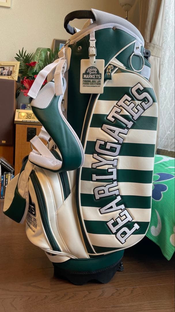 パーリーゲイツ スタンド式キャディバッグ 「MARKETS」ヘッドカバーおまけ付
