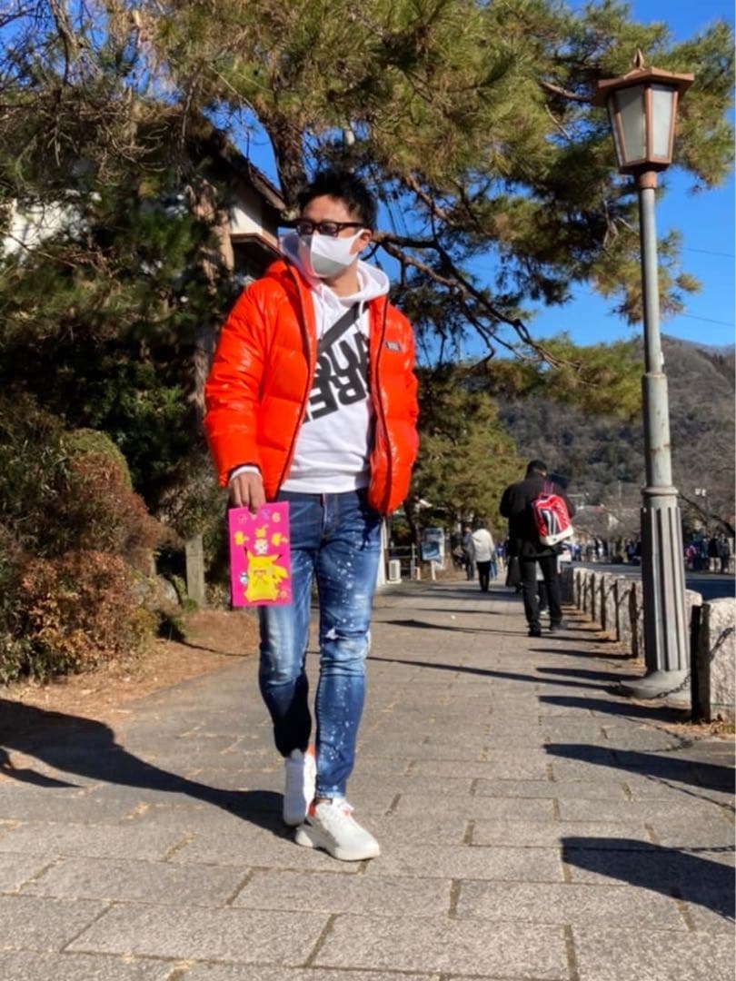 DSQUARED2 21AW極美品 光沢 フーディーダウンジャケット サイズ50