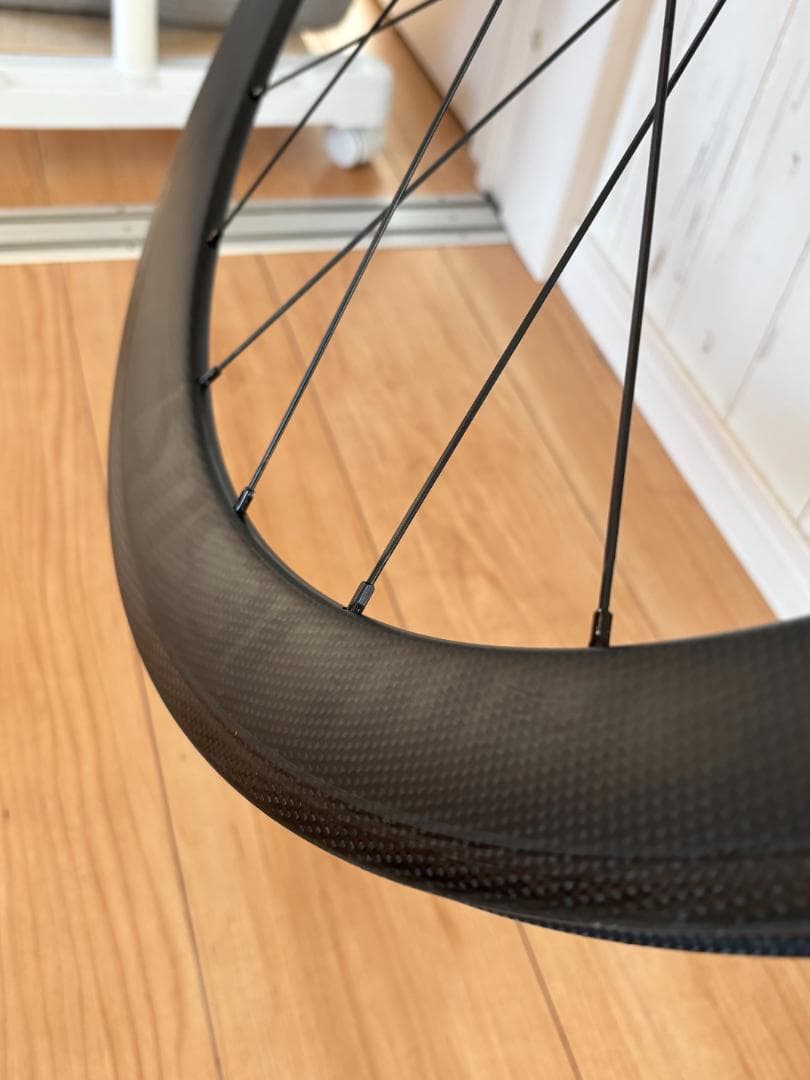 50mm カーボンチューブラーホイール 700C シマノ10速・11速