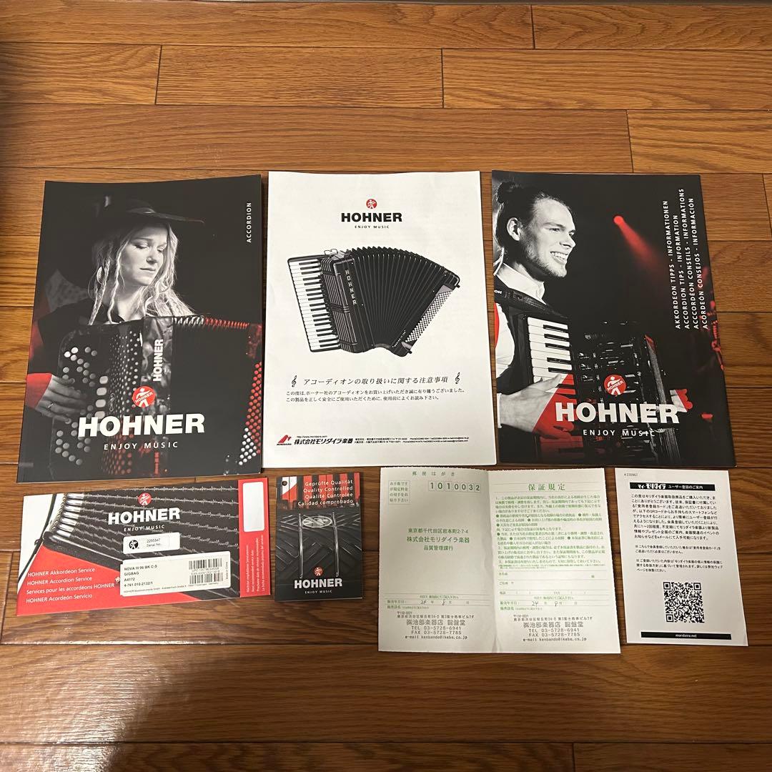 【超メルカリ市特価】Hohner nova III 96 ボタン アコーディオン