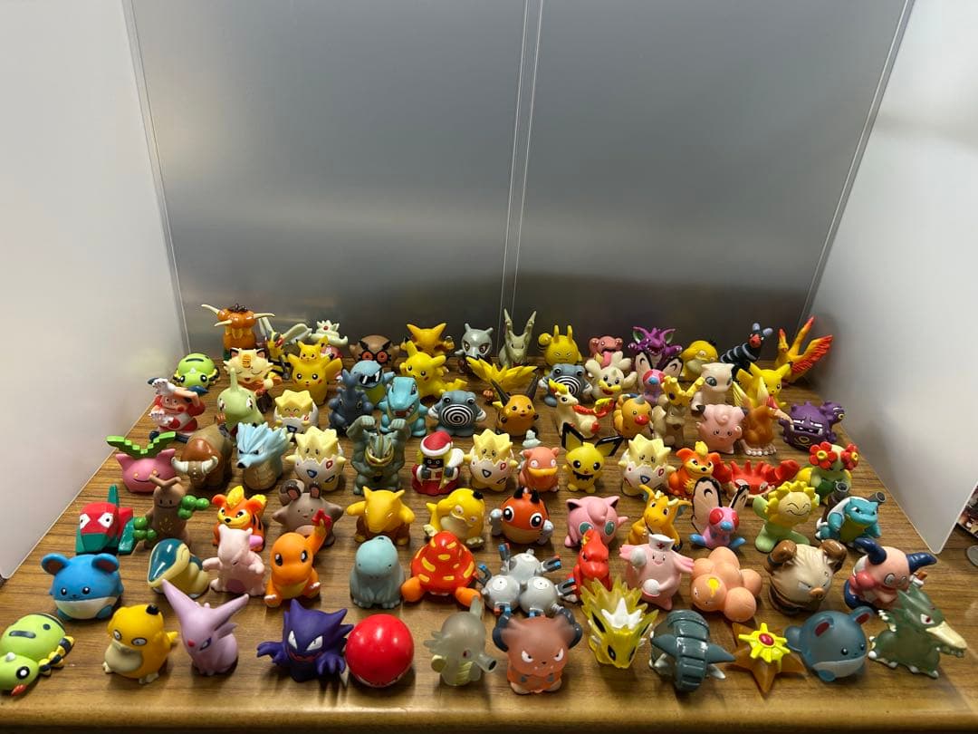 【希少】ポケモンキッズ初代 指人形 まとめ売り　クリア　レア　86体