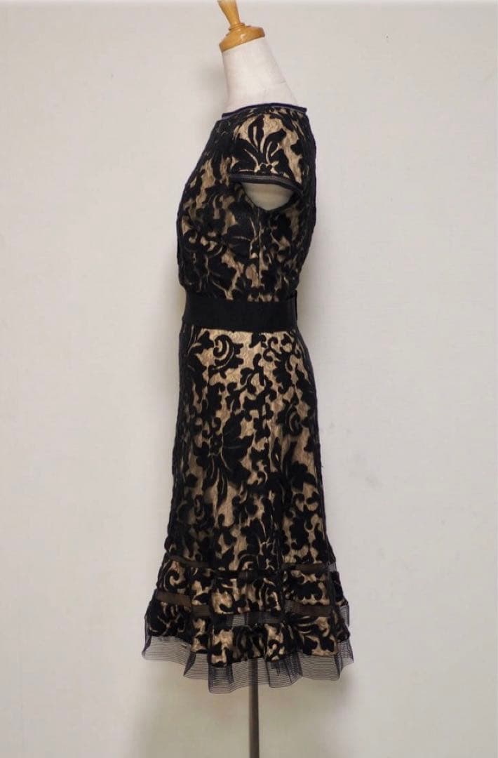 TADASHI SHOJI パーティードレス サイズ4 黒 レース