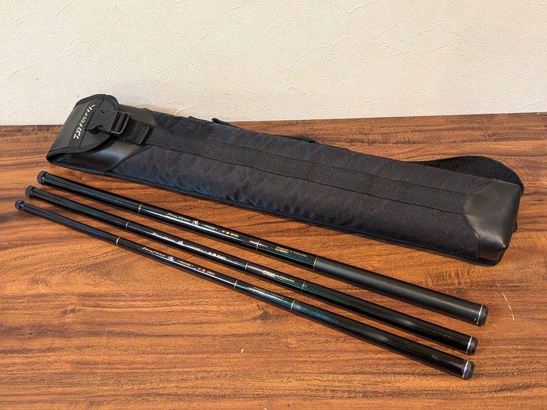 日新 ファインモード流 渓流竿 3本＆ダイワ渓流竿ケース　セット　まとめ