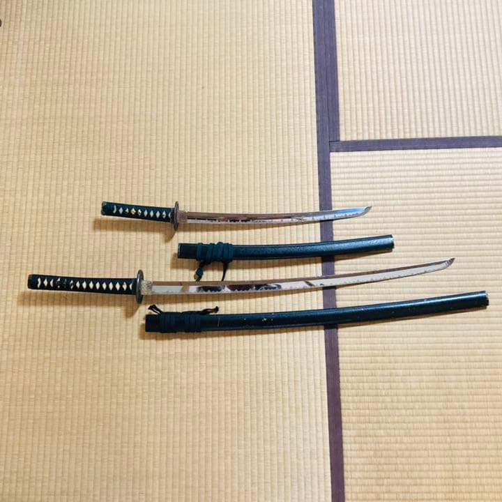 模造刀　脇差付き　二振り　アンティーク　骨董