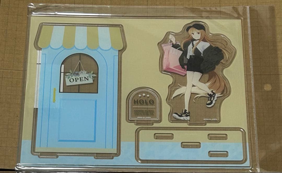 狼と香辛料 オンライン ドロードローくじ B賞 B-1 ホロ アクリルジオラマ