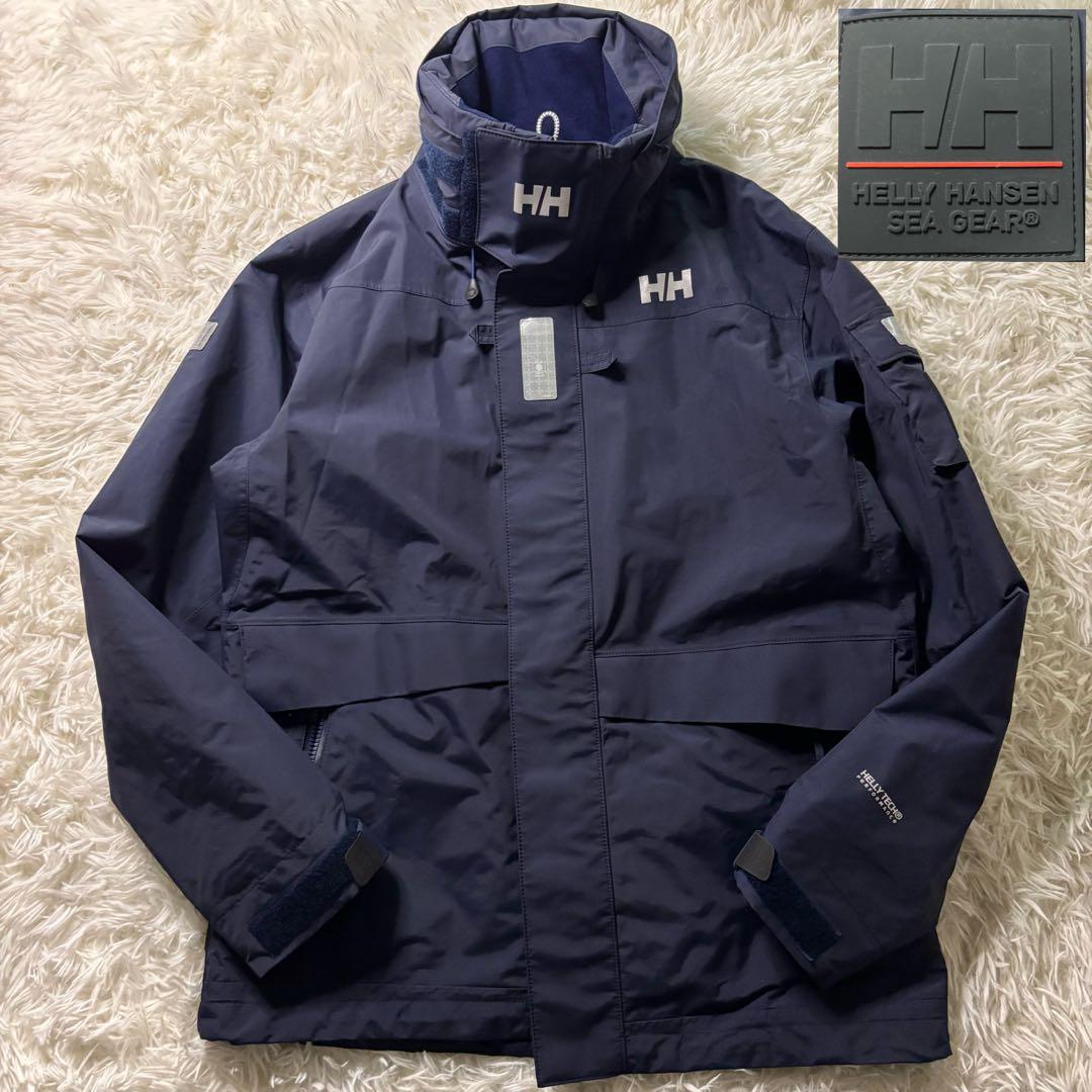 極美品✨ ヘリーハンセン 本格 防水 シェル 防風 マリン対応 アウトドア 釣り
